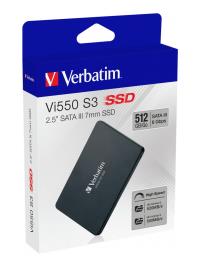 VERBATIM 49352 512GB VI550 S3 2.5" SATA SSD 520MB/500MB